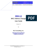 MAC Address Changer User Guide Version 2.5