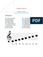 Recapitulare Portativul Si Cheia Sol Notele Muzicale