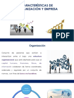 Características de La Organización y Empresa