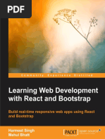 Learning Web Development With React and Bootstrap