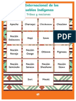 Es Us2 Ss 10 Tribus y Naciones Indigenas Poster