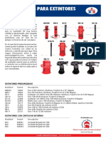 Sujetadores para Extintores Portatiles