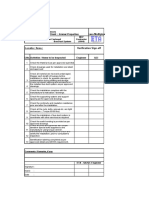 Check List For Busduct