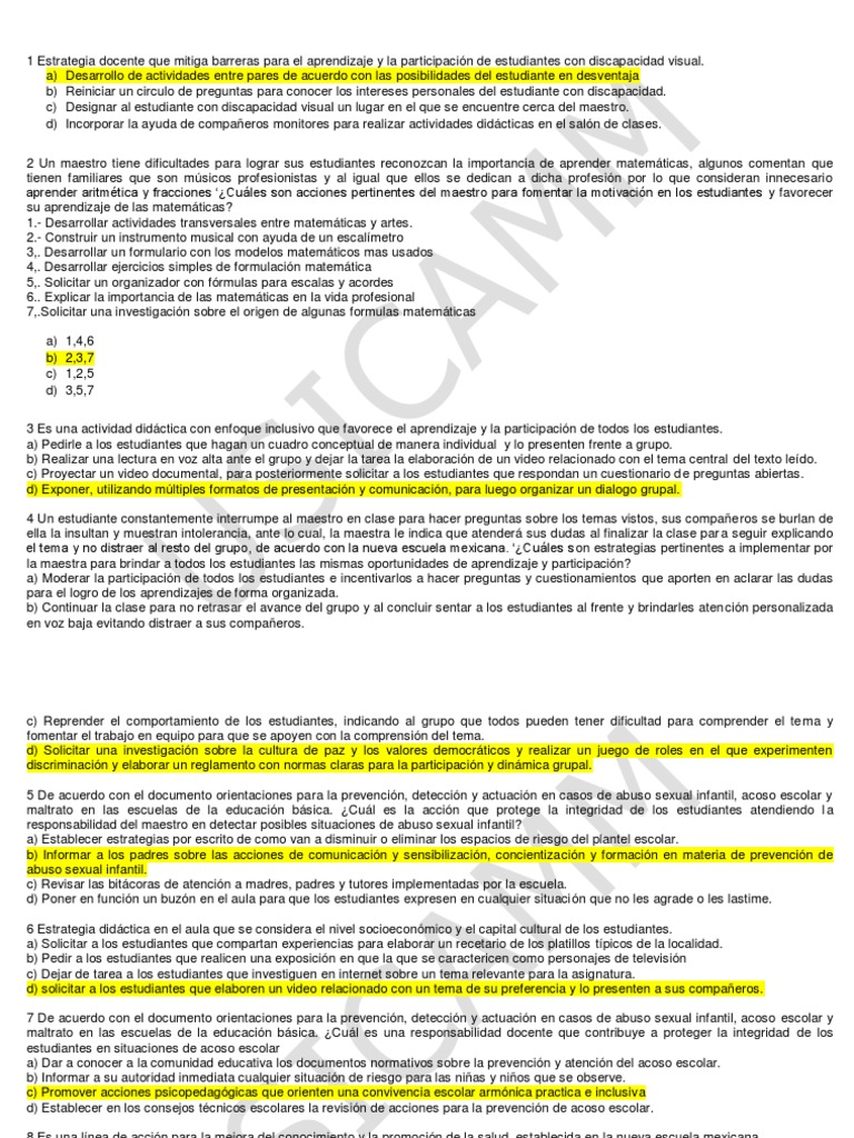 Estrategias Inclusivas en Educación | PDF | Plan de estudios ...
