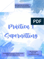Práctica - 1 - Supernetting - Bello - Pérez - Ximena
