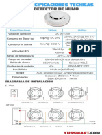 Especificaciones Técnicas de Detector de Humo