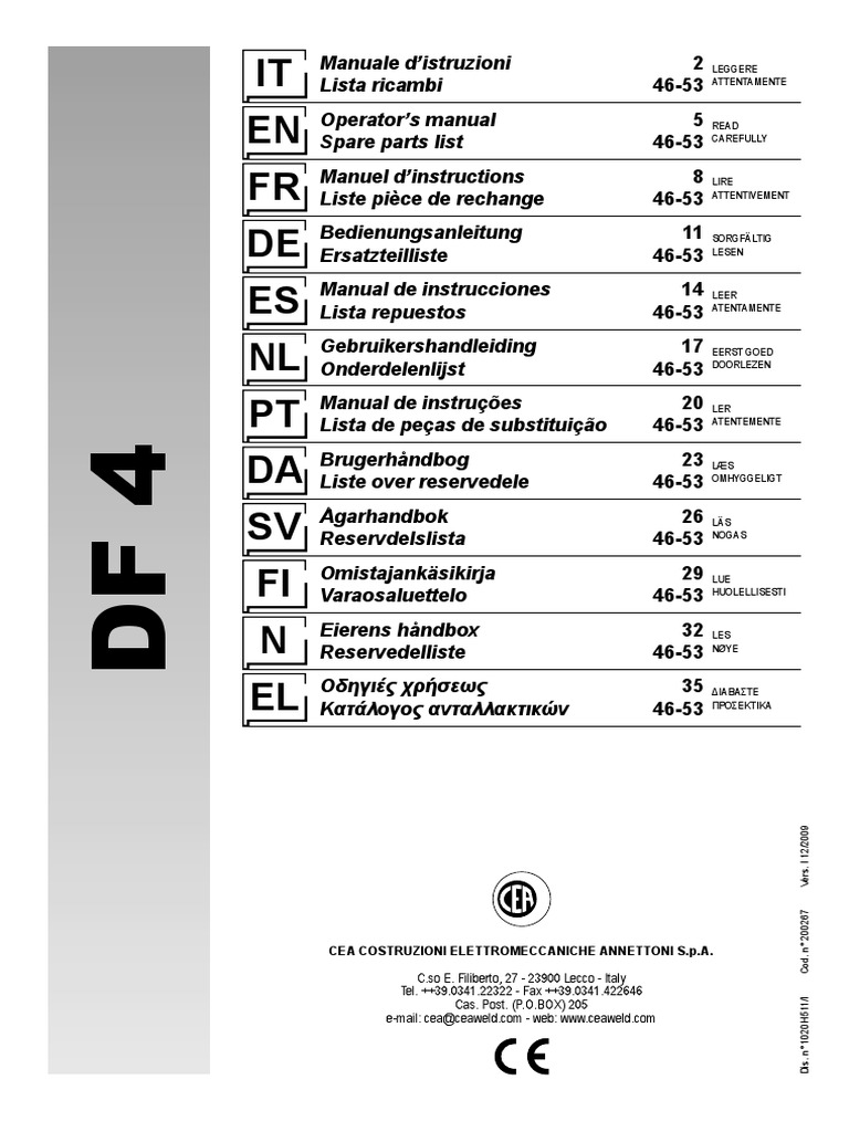 Manual DF4 | PDF