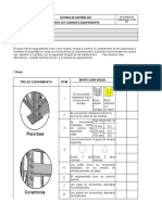 FO 22 Check List Rack