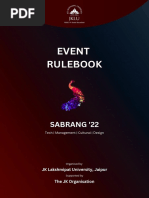 Sabrang' 22 Final Rulebook