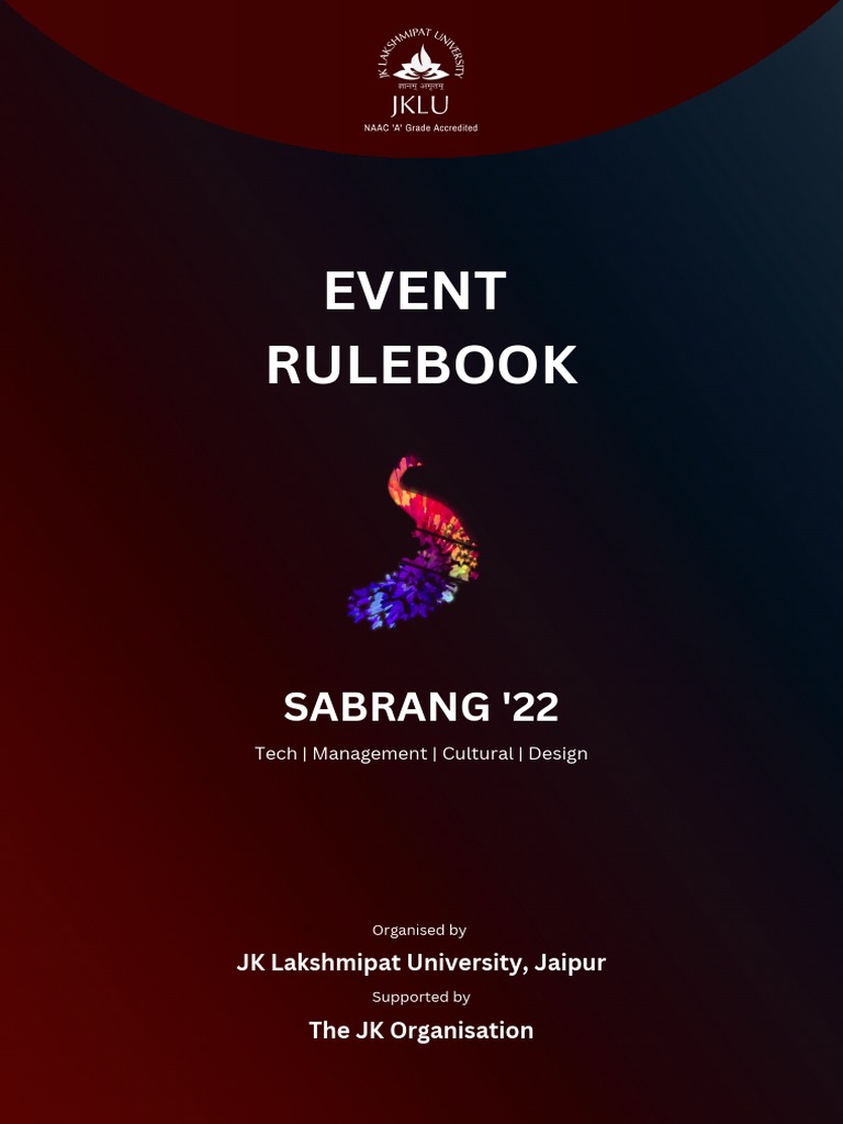 Sabrang '22 Event Rulebook | PDF