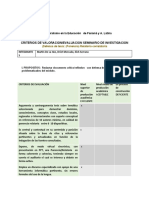 RUBRICA Ponencia - Relatoria Equipo 3