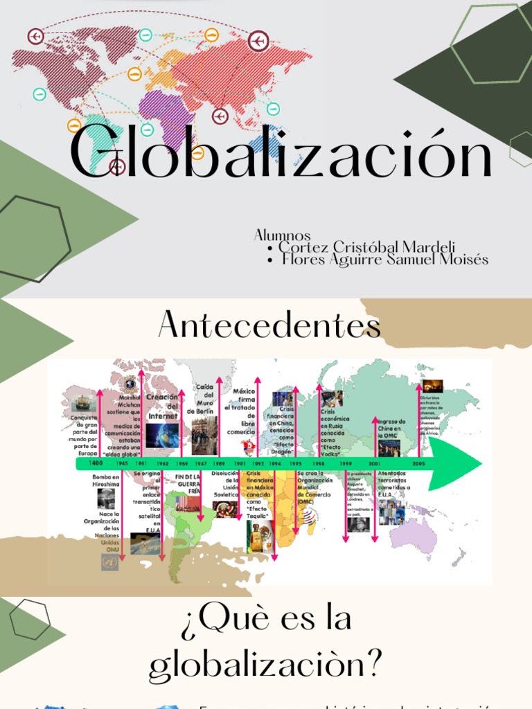 Presentación Globalización Pdf Globalización Economias