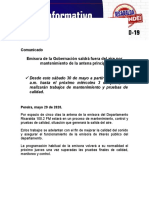 29.05.2020 Mantenimiento de La Antena de La Emisora Del Departamento