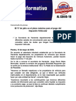 El 17 de Julio Es El Plazo Máximo para El Pago Del Impuesto Vehicular 18 May