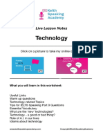 Technology - Lesson Notes