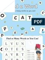 Find A Word PowerPoint