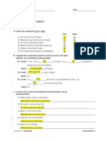 UNIT 01 TV Activity Worksheets