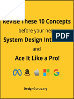 System Design Concepts To Revise