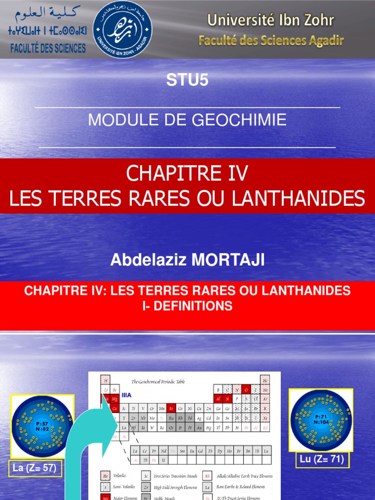 Propriétés et Abondances des Terres Rares | PDF | Basalte | Manteau ...