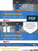 David Hume e a distinção entre questões de facto e relações de ideias