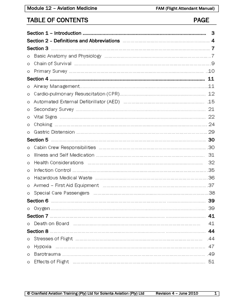 Module 12 - Aviation Medicine 2 | PDF | Cardiopulmonary Resuscitation ...