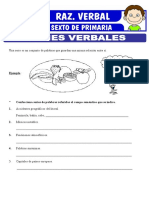 Practica de Series Verbales para Sexto de Primaria