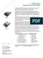 BT830 Series: Bluetooth v4.0 Class 1 UART HCI Modules