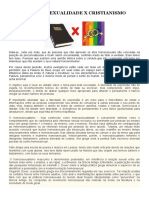 Ebook - A Homossexualidade X Cristianismo