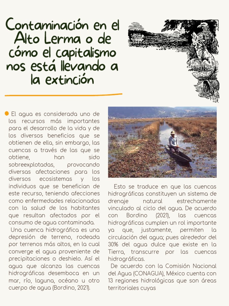 Contaminación y crisis del agua en Lerma | PDF | Agua | Río