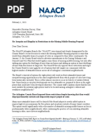 NAACP MMH Post RTA Letter: Inequity and Illegality in Restrictions To The Missing Middle Housing Proposal