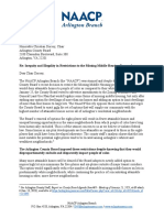 NAACP MMH Post RTA Letter: Inequity and Illegality in Restrictions To The Missing Middle Housing Proposal