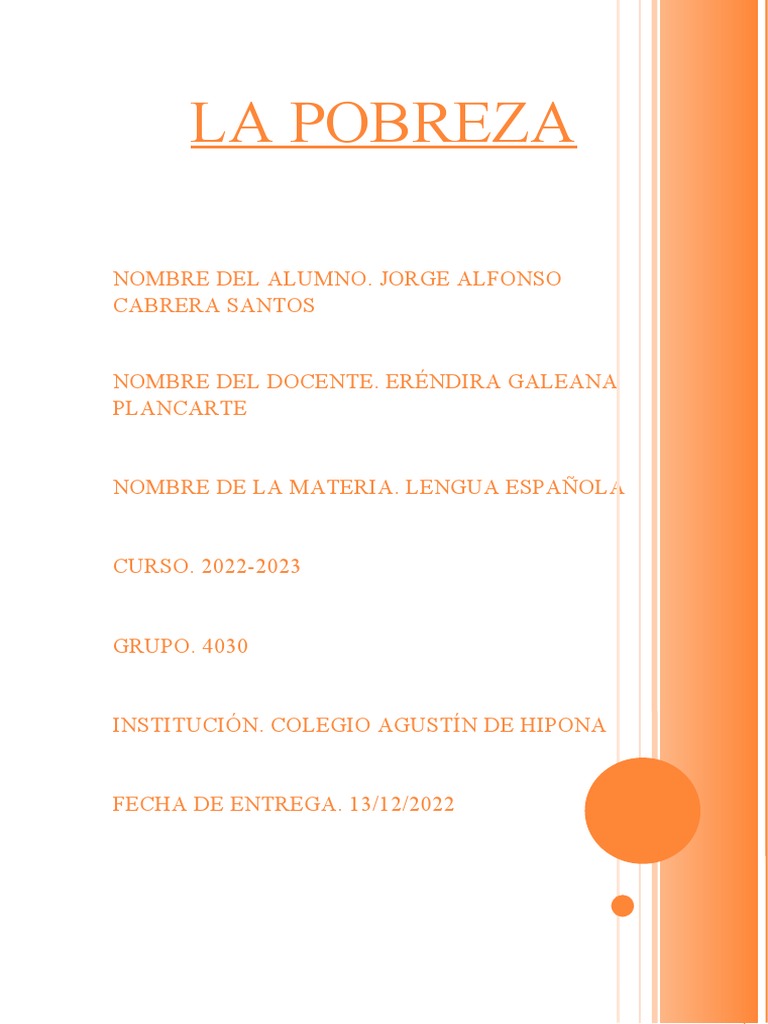 Tipos y Causas de la Pobreza Global | PDF | Pobreza | Pobreza e indigencia