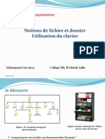 Unité I-S2-3-4 Système D - Exploitation - Notions de Fichier Et Dossier - Utilisation Du Clavier
