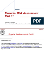 Financial Risk Assessment Part I1