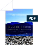 KENNETH REXROTH, El Amor Es Un Arte Del Tiempo