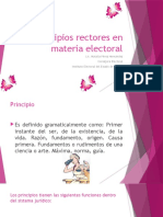 Principios rectores en materia electoral: certeza, legalidad, independencia e imparcialidad