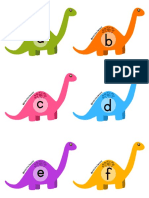 Abecedario Dinosaurios.