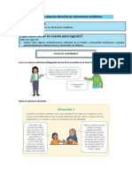 Descubrimos Algunos Derechos en Situaciones Cotidianas