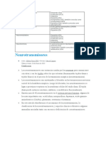 Neurotransmisores Inhibitorios y Excitatorios