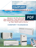 Ficha Tec. Ventana COLDPOINT - Gas R22