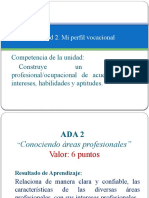 ADA 2 Áreas Profesionales