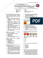 Soal Pas Kimia X Ipa 2018