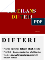 Epidemiologi - Difteri