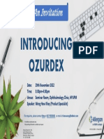 CME Invitation - Introducing Ozurdex
