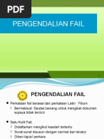 Panduan Pengedalian Fail Rasmi | PDF