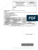 Certificado de Transferencia de Automotores (CETA) : Operacion Entre Particulares