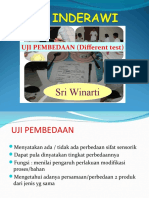 Uji Pembedaan Sensorik Produk