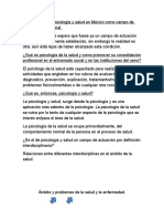 Psicologia y Salud en Mexico