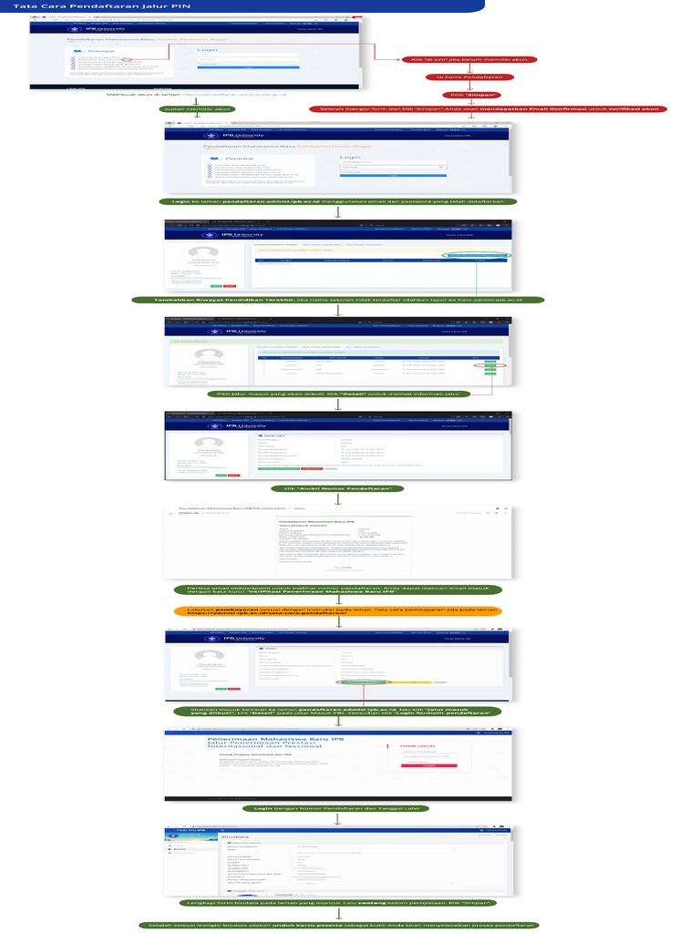Tata Cara Pendaftaran Jalur Pin Pdf