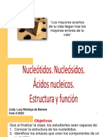 Nucleósidos. Nucleótidos. AN. 2022.